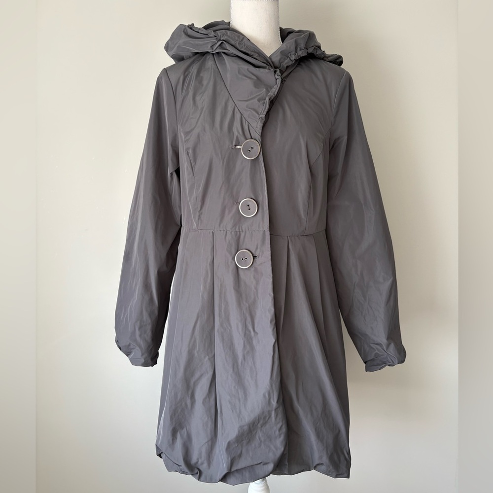 RW&CO. Hooded Gray Trench Coat
